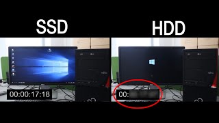 SSD vs HDD Windows 10 [upl. by Drain]