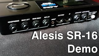 DEMO Alesis SR16 [upl. by Nadda933]