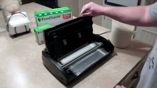 How to Vacuum Seal Food with FoodSaver V2840  Part 1 [upl. by Alebasi]