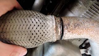 How to replace exhaust flex pipe [upl. by Kristo]