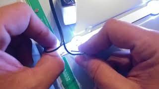 how to test LED strips without tester Using a battery backlight tester DIY [upl. by Anerda]