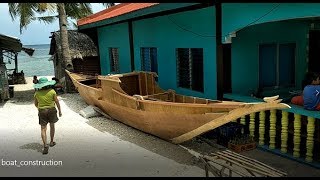 Philippine Fishing Boat Construction [upl. by Enrev229]