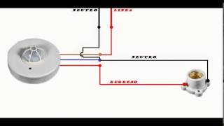 COMO CONECTAR SENSOR DE MOVIMIENTO [upl. by Wachter]