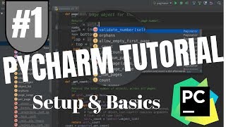 Pycharm Tutorial 1  Setup amp Basics [upl. by Halland]