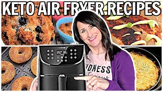 10 Keto Air Fryer Recipes  Healthy LOW CARB for ANYONE [upl. by Cacilia762]