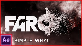 After Effects Tutorial Particles Logo amp Text Animation [upl. by Keverian200]