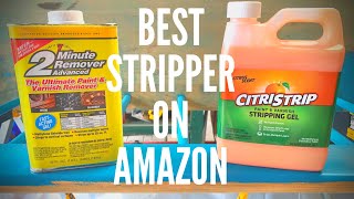 BEST Paint Stripper on AMAZON  2 Minute Remover vs CitriStrip [upl. by Ailana]