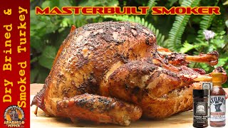 How to Smoke a Turkey in Masterbuilt Electric Smoker  Dry Brine Inject amp Season [upl. by Bascio519]