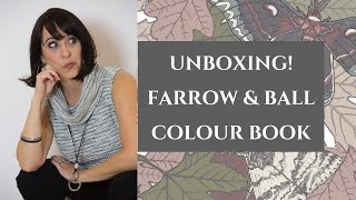 Farrow amp Ball Paint Book Unboxing [upl. by Yeta]