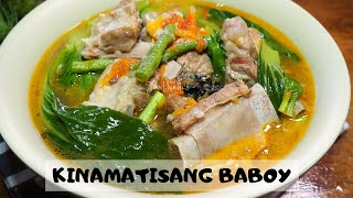 THE PERFECT KINAMATISANG BABOY RECIPE  FOODNATICS [upl. by Anirpas]