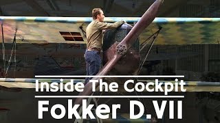 Inside The Cockpit  Fokker DVII [upl. by Nauqel]