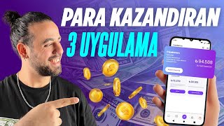 PARA KAZANDIRAN 3 MOBİL UYGULAMA 2023 Telefondan Para Kazanma Yolları [upl. by Hurleigh]