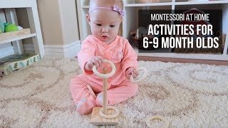 MONTESSORI AT HOME Activities for Babies 69 Months [upl. by Isiad502]