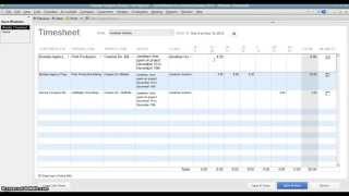 Using Quickbooks Timesheets [upl. by Waldemar]