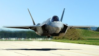 US F35 Pilot Performs Insane Vertical Take Off [upl. by Elburt7]