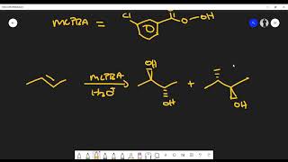 Alkene Reaction With metachloroperoxybenzoic acid MCPBA REACTION [upl. by Gael]