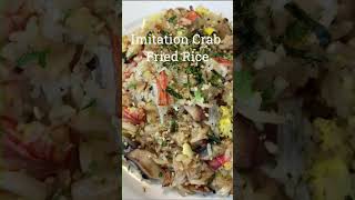 Easy Imitation Crab Fried Rice Recipe [upl. by Aneloaup727]