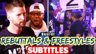 Best Rebuttals And Freestyles In Battle Rap SUBTITLES  Masked Inasense [upl. by Eugatnom]