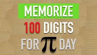 How to MEMORIZE Pi to 100 Digits Fast and Easily for Pi Day 2021 [upl. by Iruam]