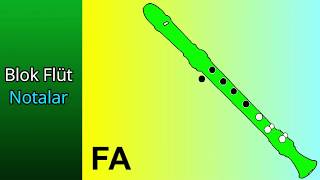 Blok Flüt Notalar [upl. by Enilekaj]