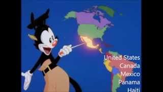 Nations of the World  With Lyrics  Animaniacs [upl. by Benito]