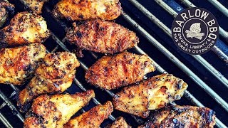 How to Make Grilled Chicken Wings  Weber Genesis Gas Grill  Barlow BBQ [upl. by Aleece]