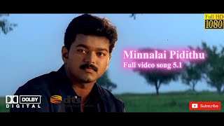 Minnalai Pidithu Song  Shajahan Tamil Movie  Vijay  Richa Pallod  Unni Menon  Mani Sharma [upl. by Artemis]