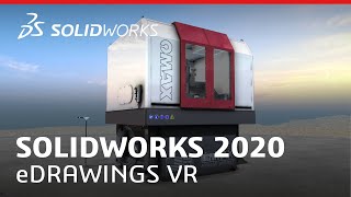 Whats New in SOLIDWORKS 2020  eDrawings VR [upl. by Jac185]