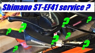 Can a Shimano STEF41 EZ fire shifter be serviced [upl. by Eloken]