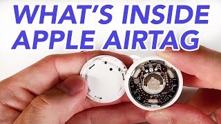 Apple AirTag Teardown  Whats Inside Battery Speaker Antenna Motherboard Case [upl. by Brit155]