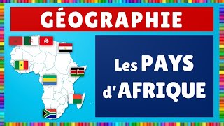 Geographie Les Pays dAfrique [upl. by Esalb]