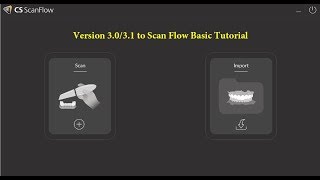 CS 3600CS 3700 Version 31 to Scan Flow Basic Tutorial [upl. by Eidna]