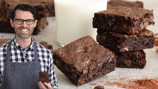 Fudgy Chocolate Brownies Recipe [upl. by Sharline]