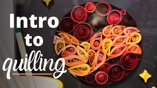 Paper Quilling for Beginners  Paper Crafts [upl. by Aicnerolf551]