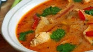 Tajskie czerwone curry z kurczakiem แกงไก่ [upl. by Albion]