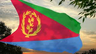 Flag and anthem of Eritrea [upl. by Eseryt92]