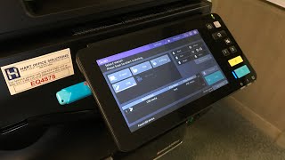 How to Print from USB on a Toshiba 4505AC [upl. by Nytsirk255]