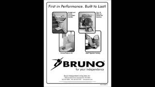 Bruno Elan SRE 3000 Stair Lift INSTALLATION MANUAL as a Movie [upl. by Elamor]