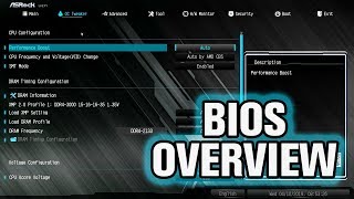 ASRock B450 Steel Legend BIOS Overview [upl. by Dar]