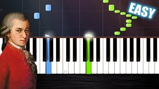 Mozart  Turkish March Rondo Alla Turca EASY Piano CoverTutorial by PlutaX  Synthesia [upl. by Carmel]