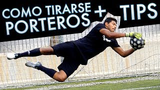 COMO TIRARSE SIN hacerse DAÑO  Tutorial de PorterosArqueros de Fútbol [upl. by Alenas931]