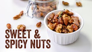 Sweet and Spicy Nuts Recipe  Season 5 Ep 4  Chef Julie Yoon [upl. by Ived233]