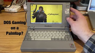 DOS gaming on a Palmtop The Fabulous Toshiba Libretto [upl. by Foah]