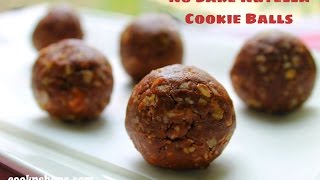 No Bake Nutella Cookie Balls  4 Ingredients [upl. by Rinna]