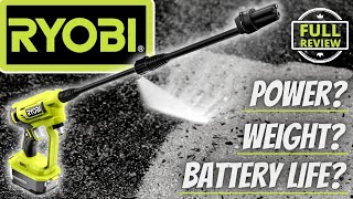 Ryobi 18v EZ CLEAN Cordless Power Cleaner Review  Battery Powered Pressure Washer  Car Detailing [upl. by Willie721]