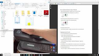 Samsung Printer  Firmware update [upl. by Mandell]