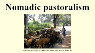 Nomadic pastoralism [upl. by Ardnuaed]