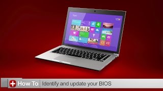 Toshiba HowTo Identifying and updating your bios on a Toshiba Laptop [upl. by Nikral]