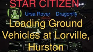 Star Citizen Lorville finding Ground Vehicle Terminals FAST on Hurston [upl. by Eneloj498]