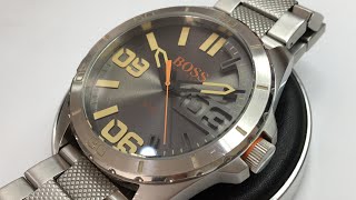 TUTORIAL Hugo Boss Watch 1513317 Quick Battery Change [upl. by Subak]